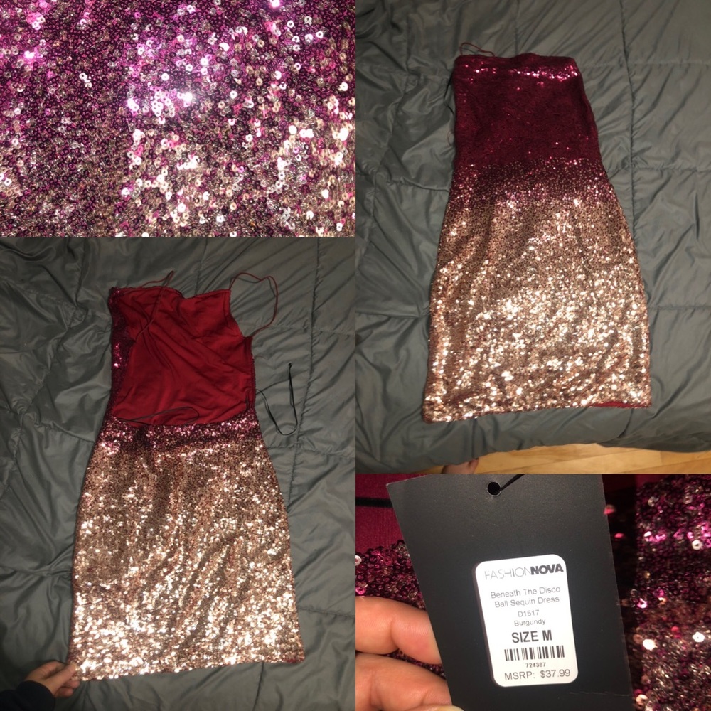 ✨Backless Sequin Mini Dress ✨